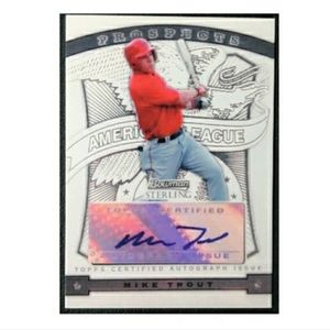2009 Bowman sterling MIKE TROUT rookie Prospect au